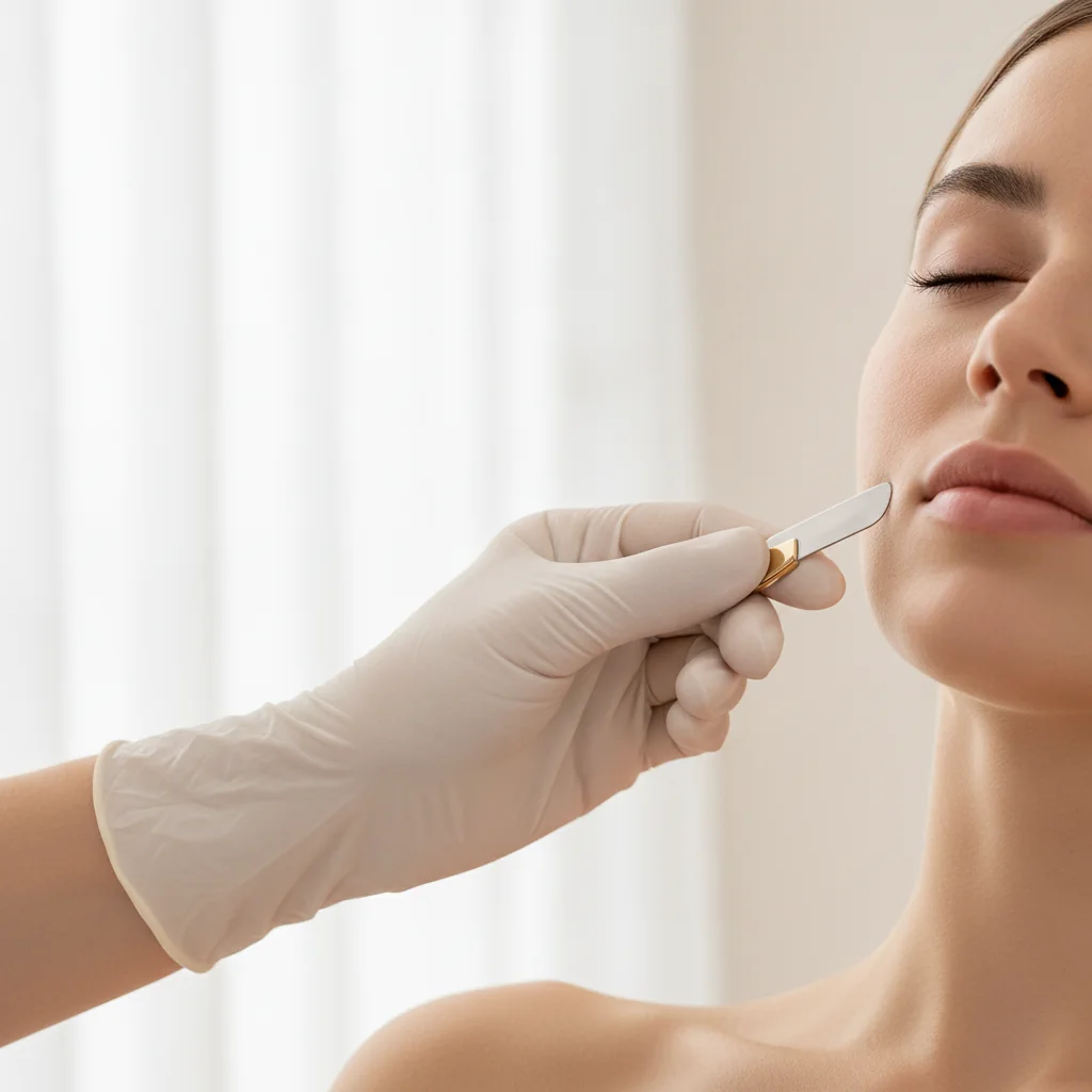 Dermaplaning na Luanna Castro Estética Avançada
